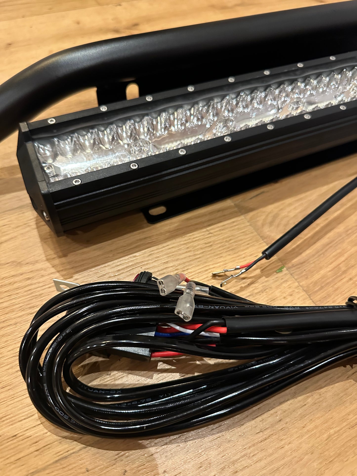 LED Light Bar With Mounting Bracket And Wiring Harness