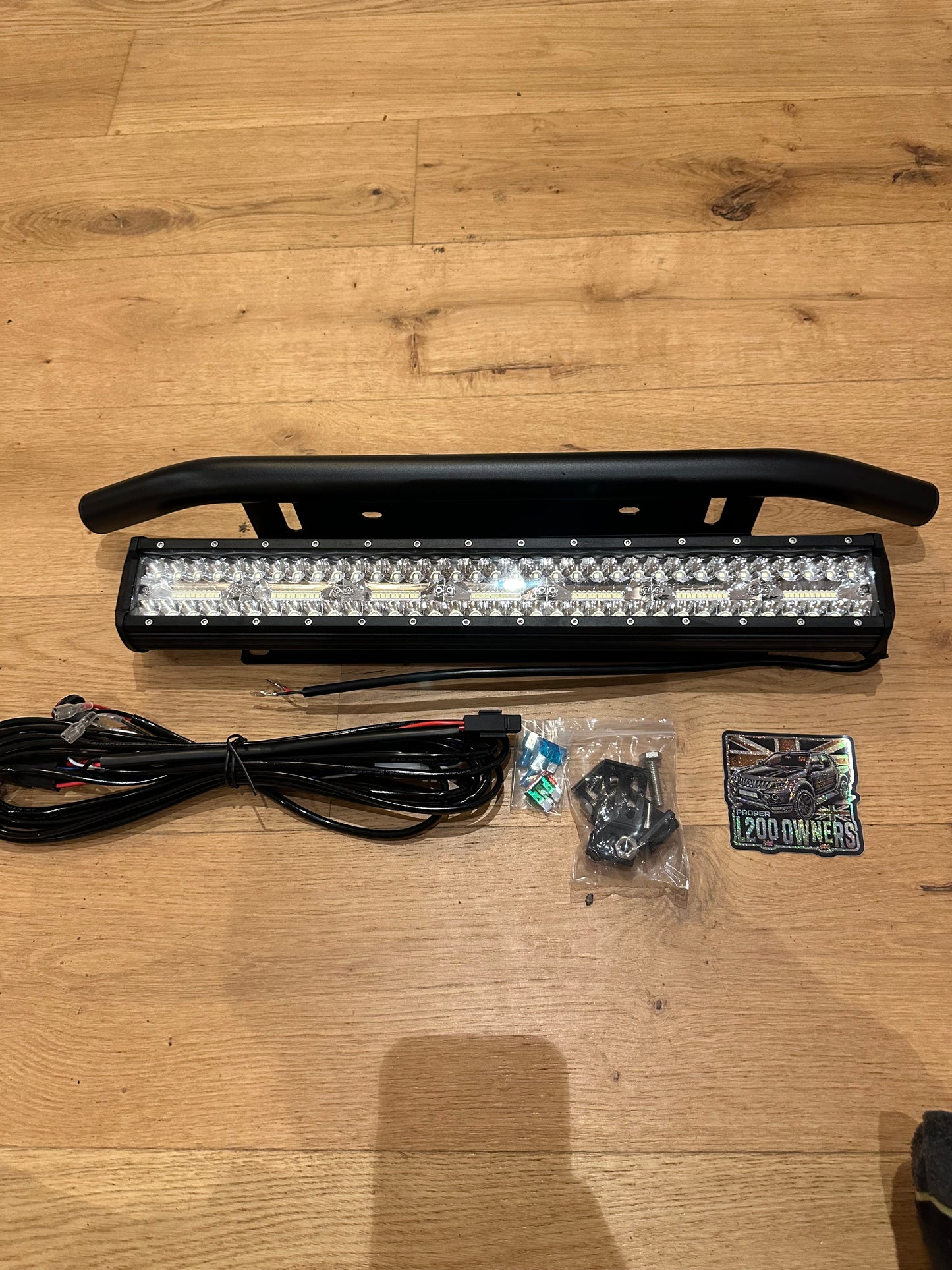 LED Light Bar With Mounting Bracket And Wiring Harness
