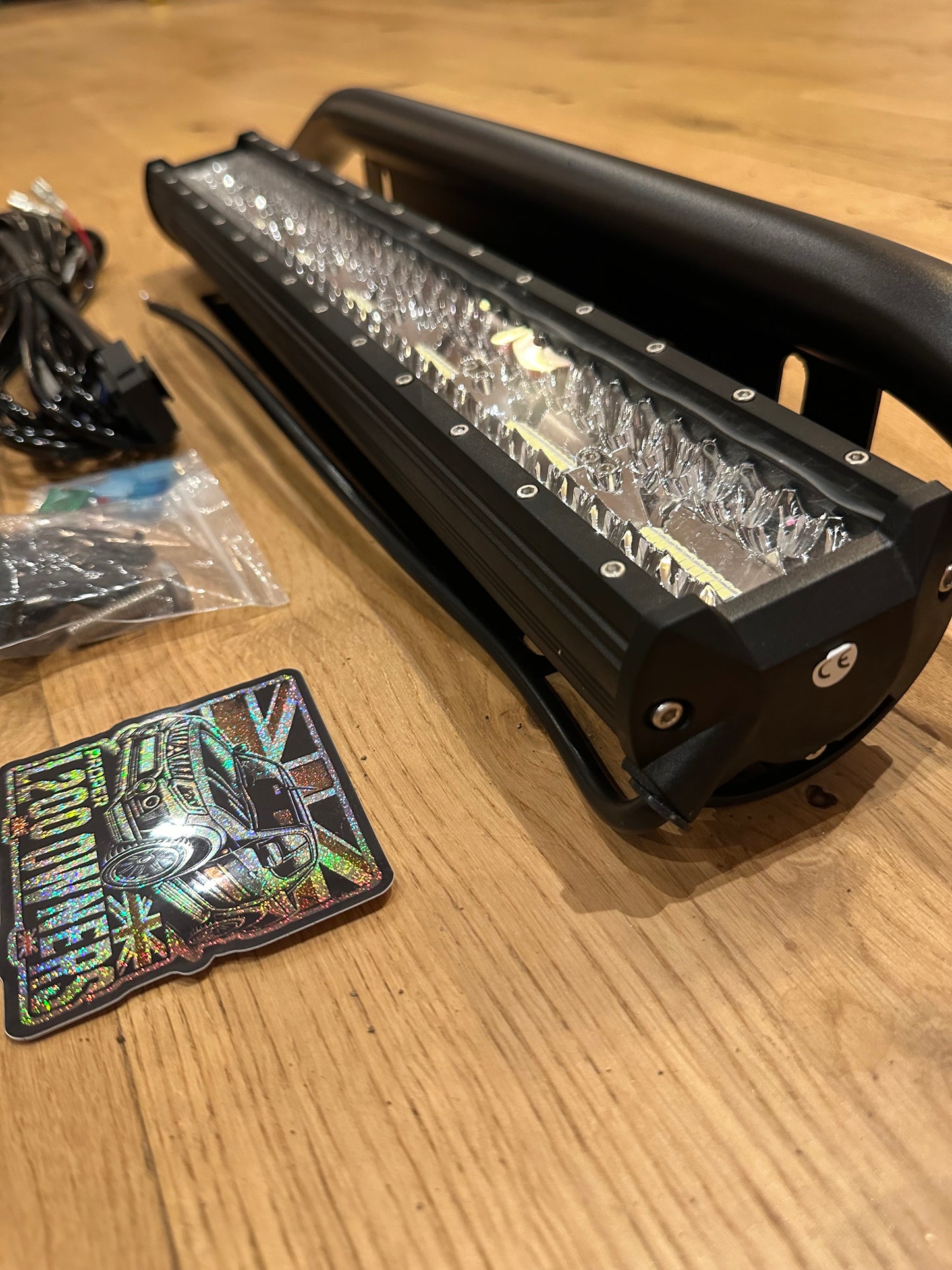 LED Light Bar With Mounting Bracket And Wiring Harness